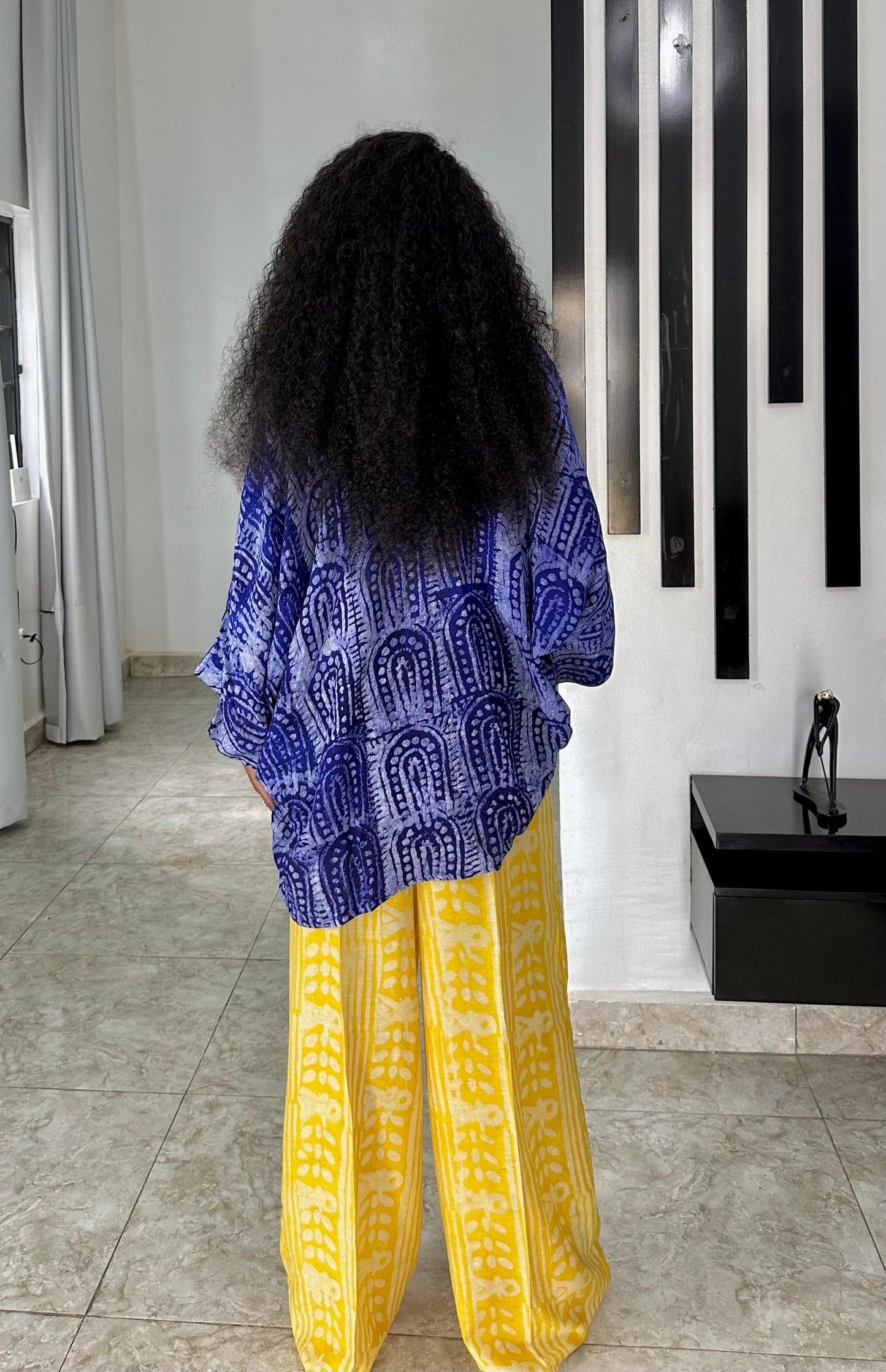 Adire Color combo (Blue&Yellow)