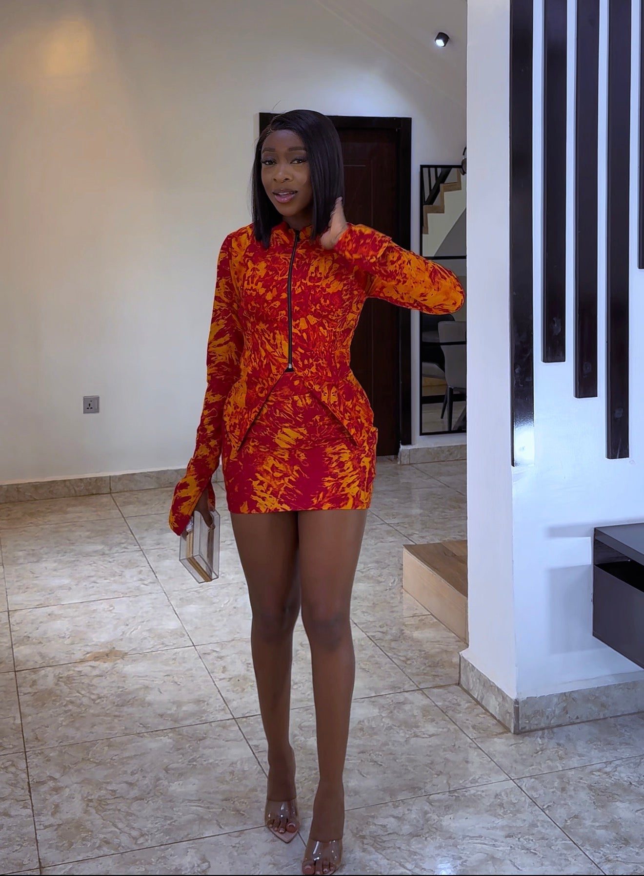 Ankara Blazers Set (Adire)