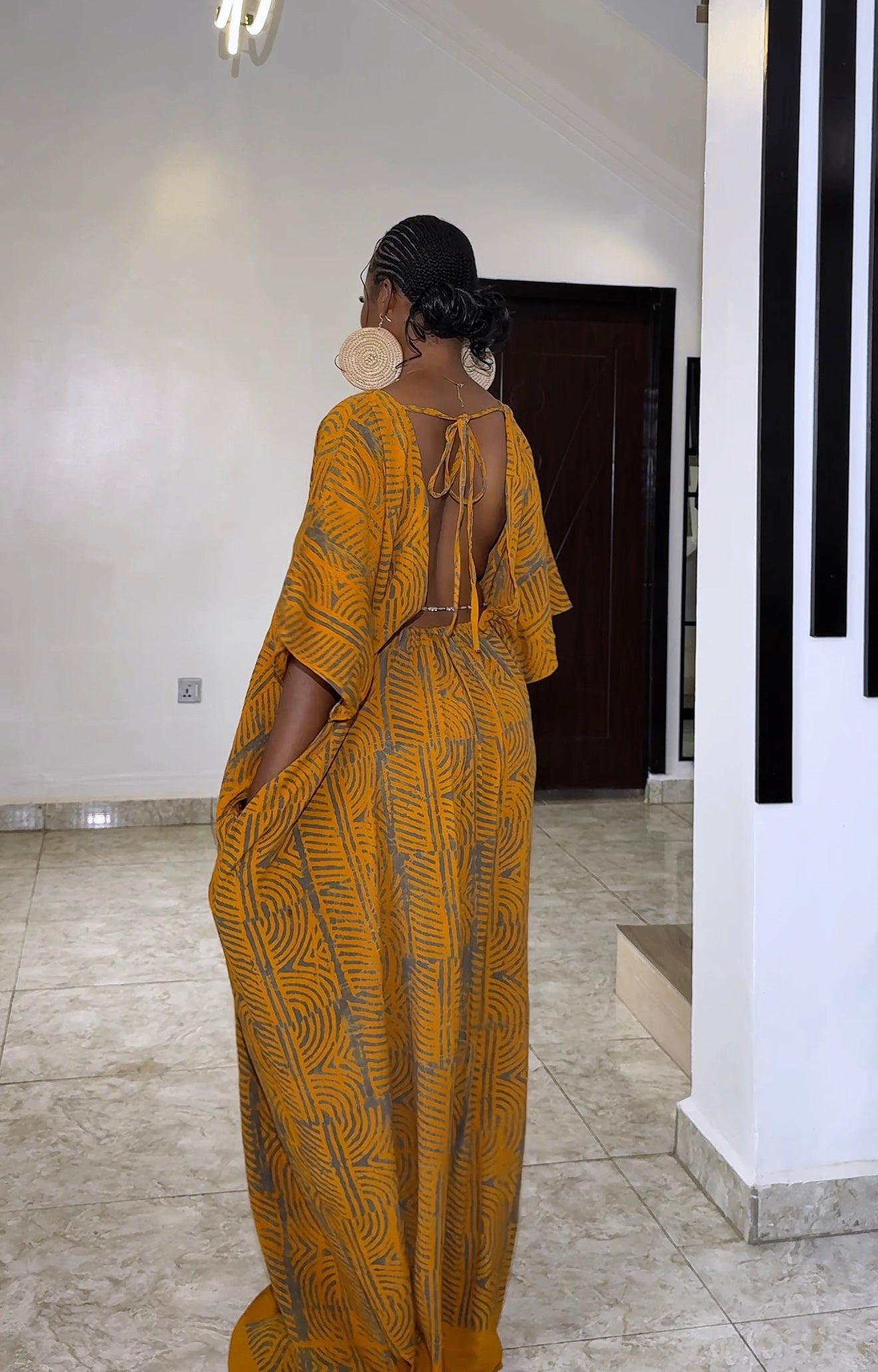 Adire Backless Midi