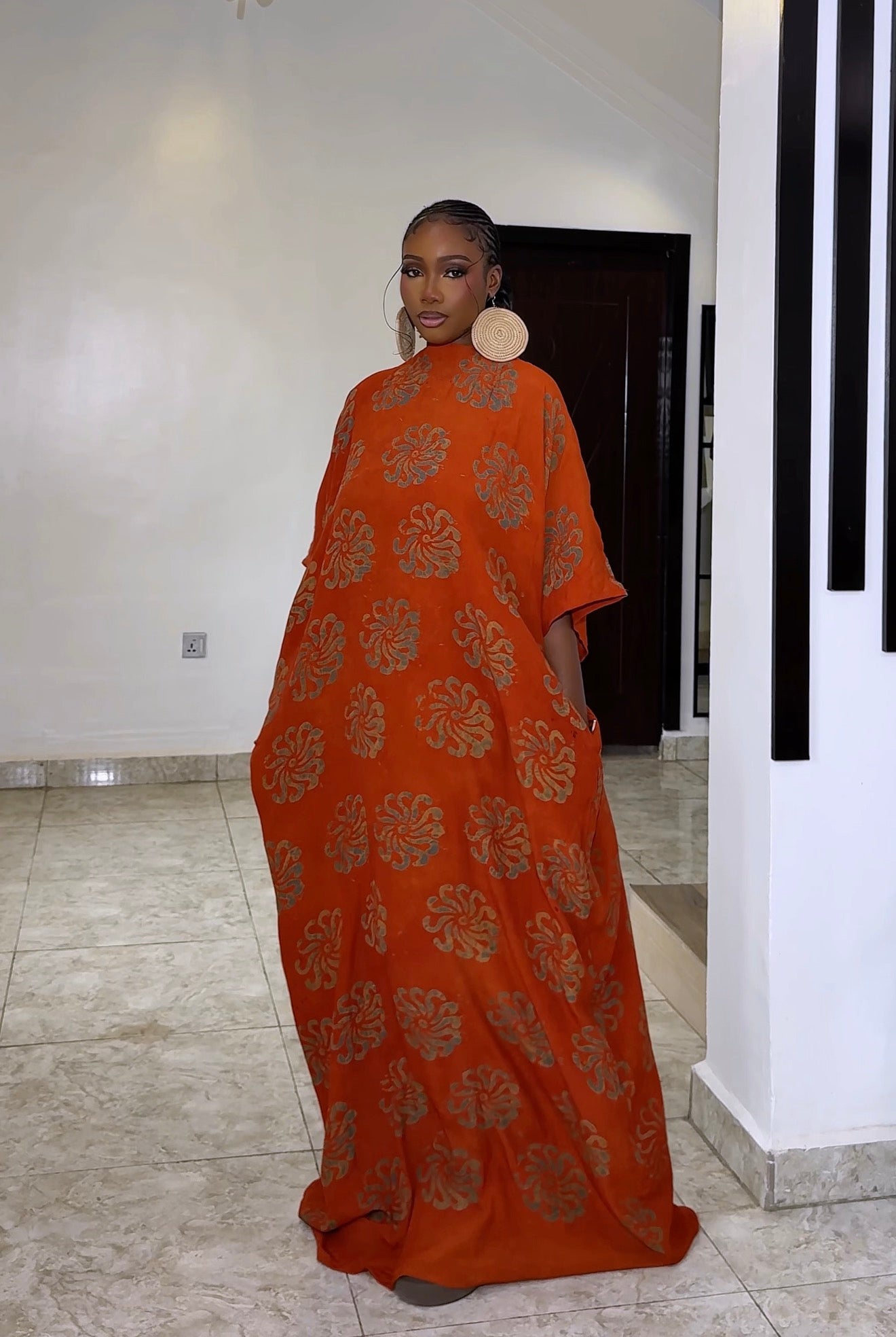 Adire Backless Midi