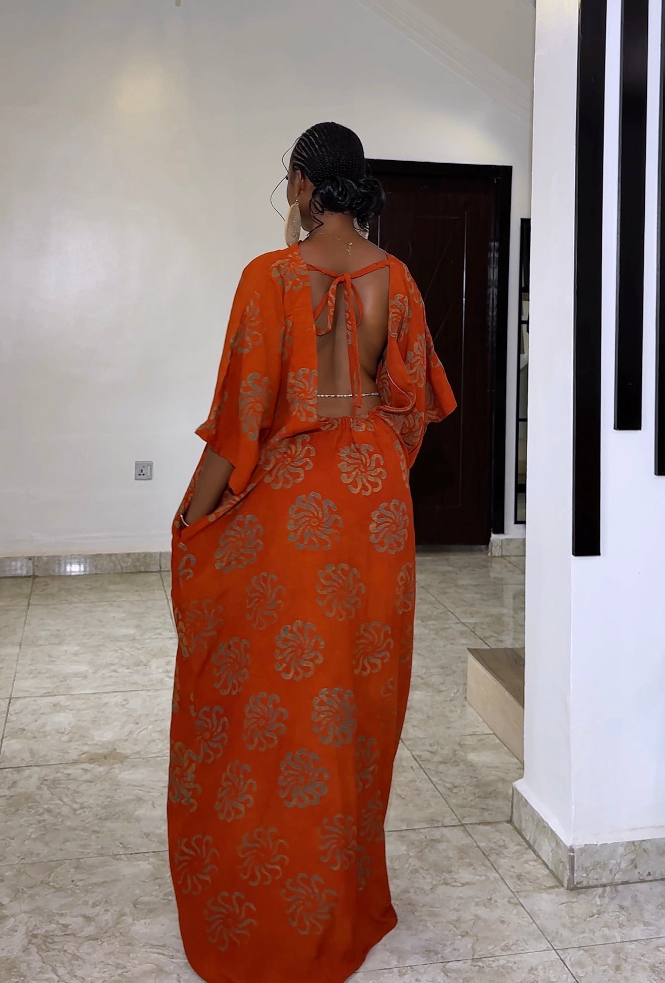 Adire Backless Midi